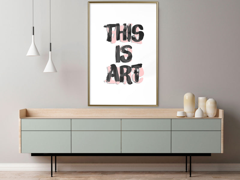 Poster - Art  - goud