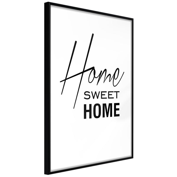 Poster - Home I  - zwart