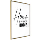 Poster - Home I  - goud