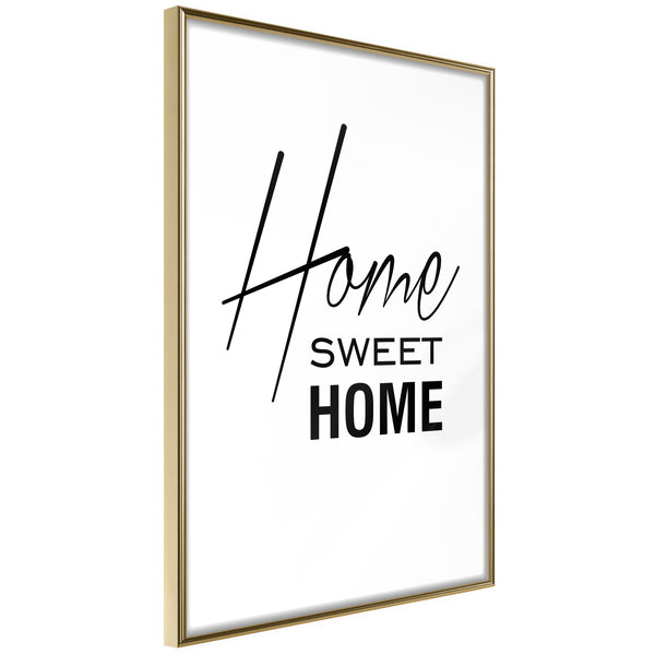 Poster - Home I  - goud