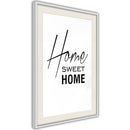 Poster - Home I  - wit passepartout