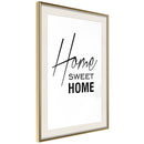 Poster - Home I  - goud passepartout