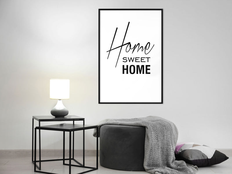 Poster - Home I  - zwart