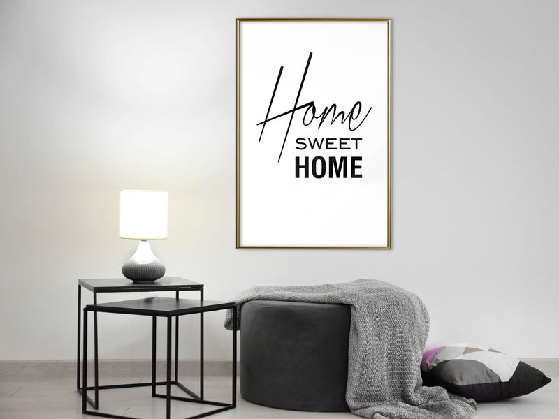 Poster - Home I  - goud