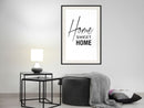 Poster - Home I  - zwart passepartout
