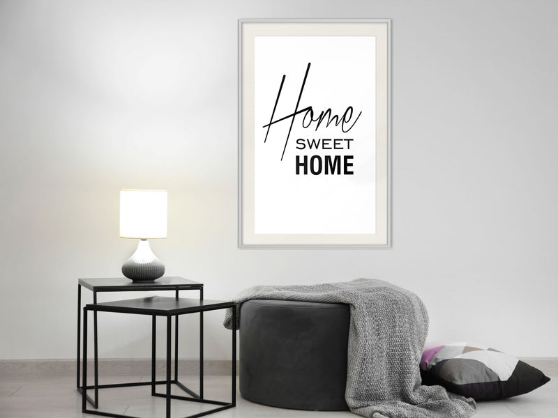 Poster - Home I  - wit passepartout