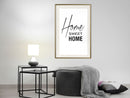 Poster - Home I  - goud passepartout