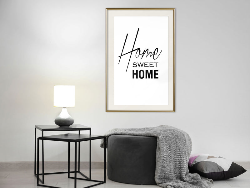 Poster - Home I  - goud passepartout