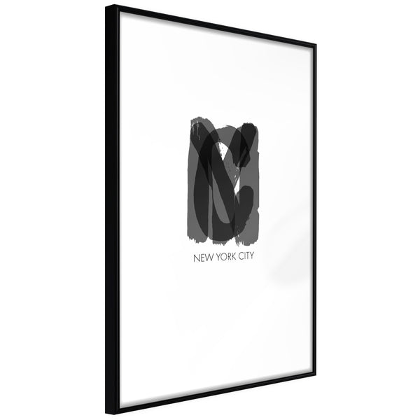 Poster - NYC  - zwart