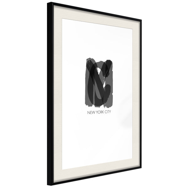 Poster - NYC  - zwart passepartout