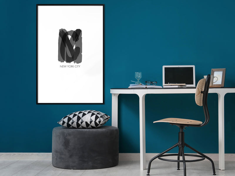 Poster - NYC  - zwart