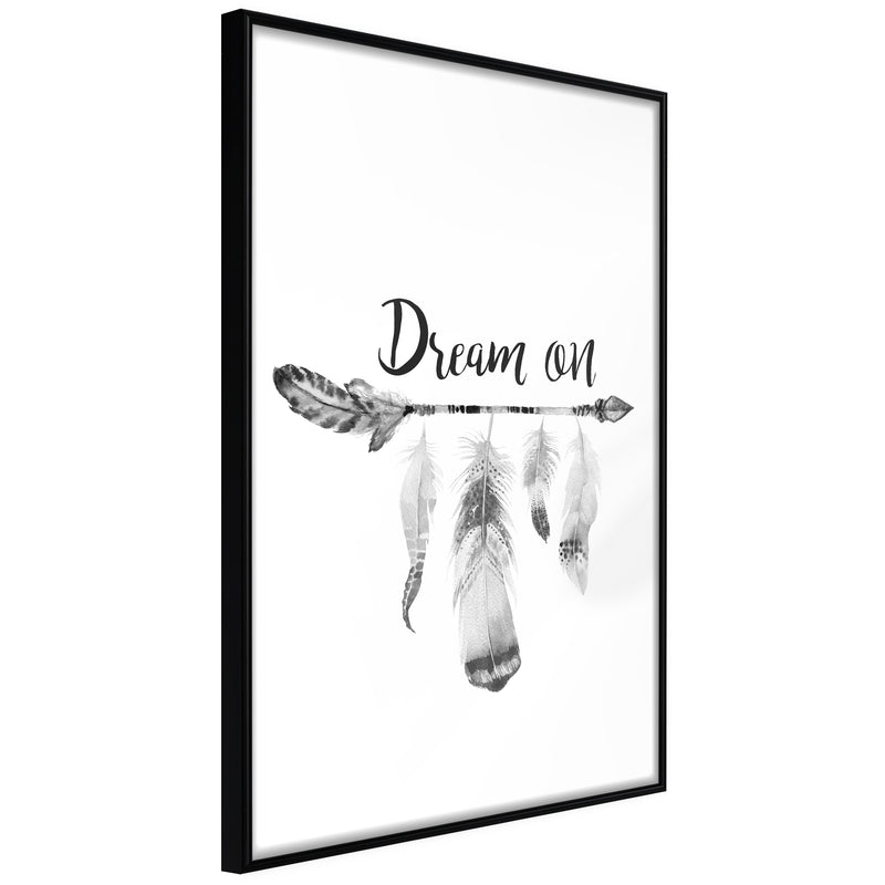 Poster - Dreamer  - zwart