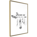 Poster - Dreamer  - goud