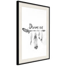 Poster - Dreamer  - zwart passepartout