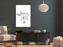Poster - Dreamer  - zwart