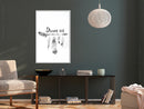 Poster - Dreamer  - wit