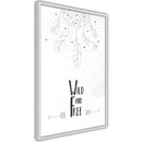 Poster - Free Spirit  - wit
