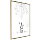 Poster - Free Spirit  - goud