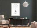 Poster - Free Spirit  - wit passepartout