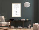 Poster - Free Spirit  - goud passepartout