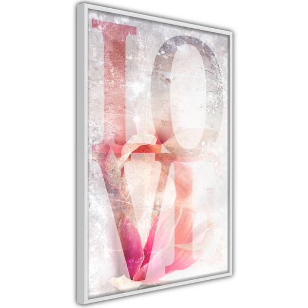 Poster - Love II  - wit