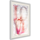 Poster - Love II  - wit passepartout