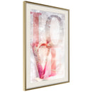 Poster - Love II  - goud passepartout