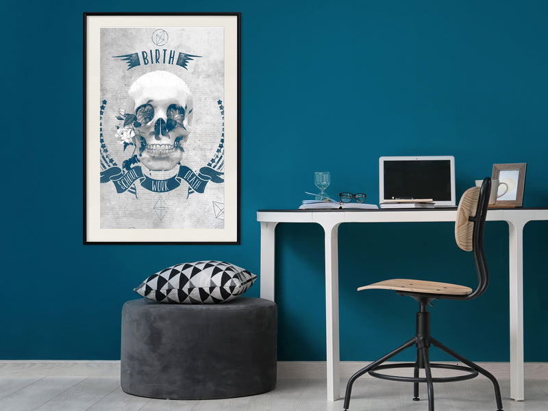 Poster - Short Story About Life  - zwart passepartout