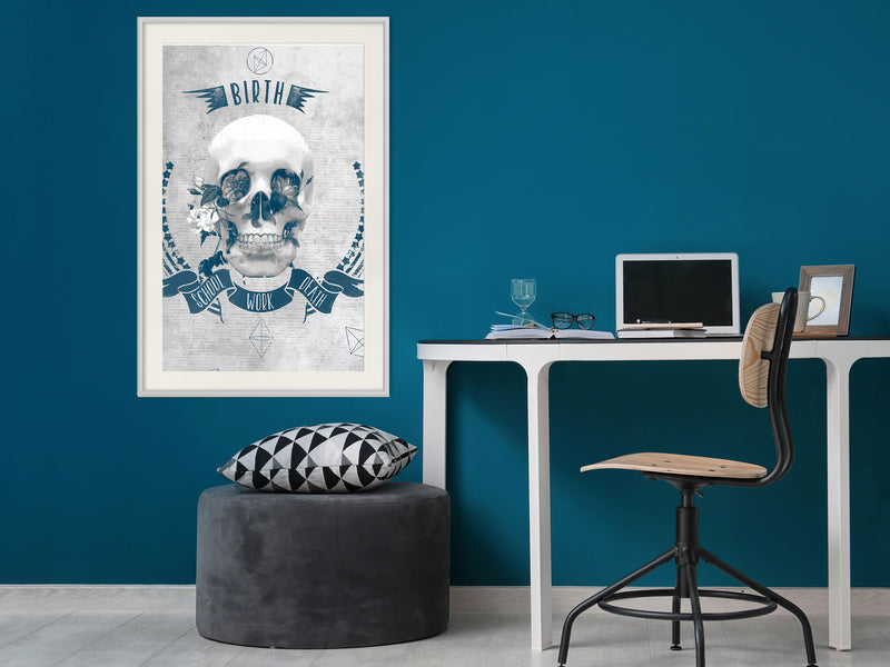 Poster - Short Story About Life  - wit passepartout