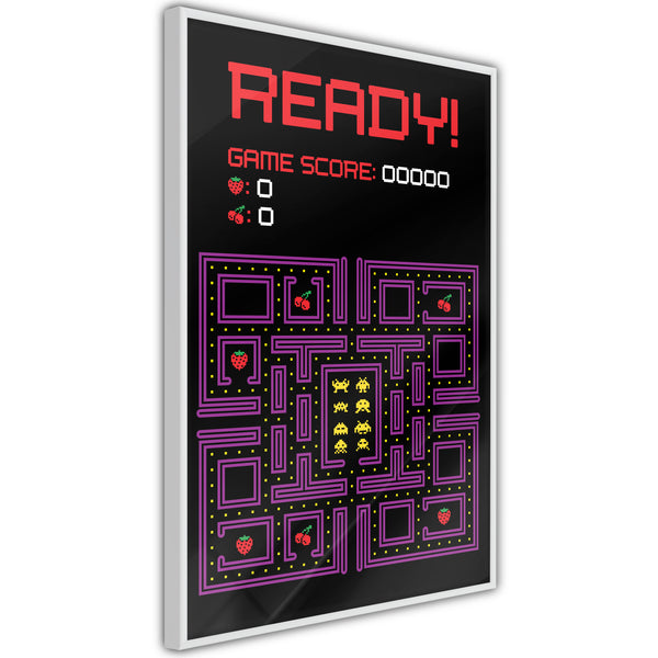 Poster - Maze  - wit