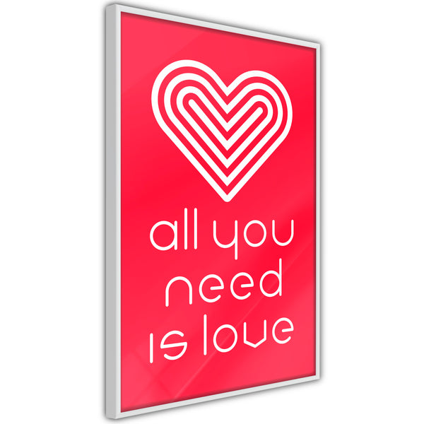 Poster - Love Everywhere  - wit