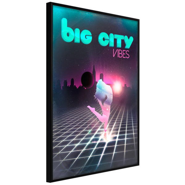 Poster - Night Fever  - zwart