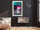 Poster - Night Fever  - goud passepartout