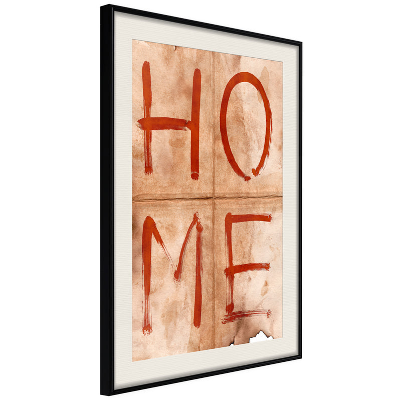 Poster - Everyone Has Their Own Place  - zwart passepartout