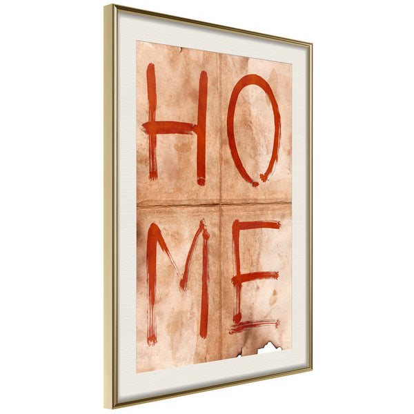 Poster - Everyone Has Their Own Place  - goud passepartout