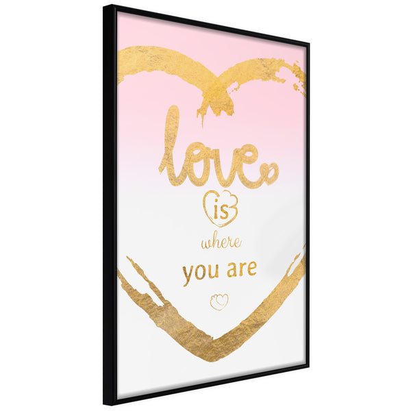 Poster - Ubiquitous Love II  - zwart