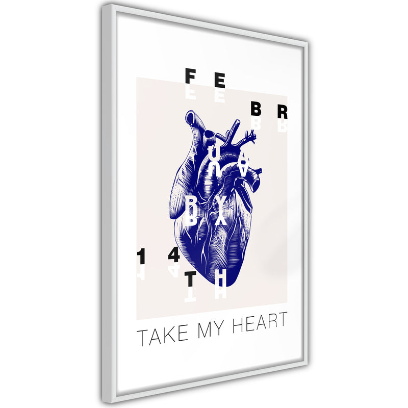 Poster - Valentine's Day  - wit