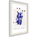 Poster - Valentine's Day  - wit passepartout