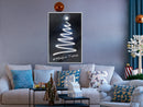 Poster - Bright Christmas Tree  - wit