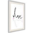 Poster - Where is the Love?  - wit passepartout