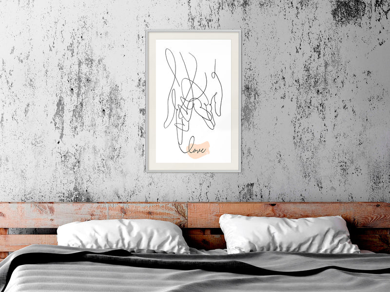 Poster - Complicated Love  - wit passepartout