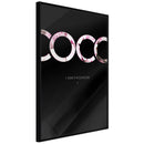 Poster - Coco  - zwart