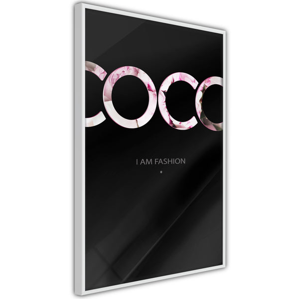 Poster - Coco  - wit