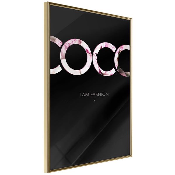 Poster - Coco  - goud