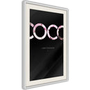 Poster - Coco  - wit passepartout
