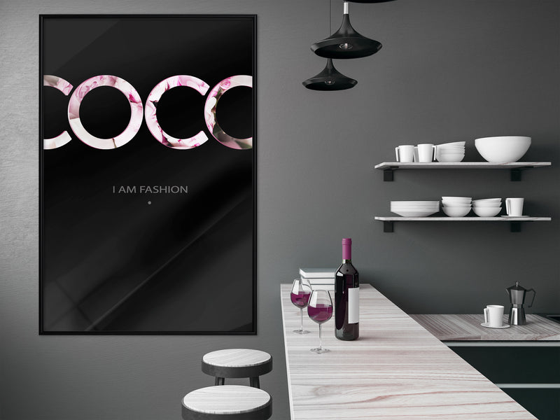 Poster - Coco  - zwart