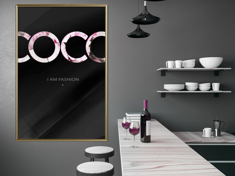 Poster - Coco  - goud