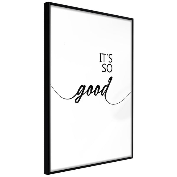Poster - So Good  - zwart