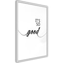 Poster - So Good  - wit