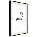 Poster - So Good  - zwart passepartout